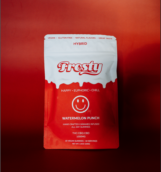 All Day Bliss Delta 9 THC Gummies - Watermelon Punch (1000mg)