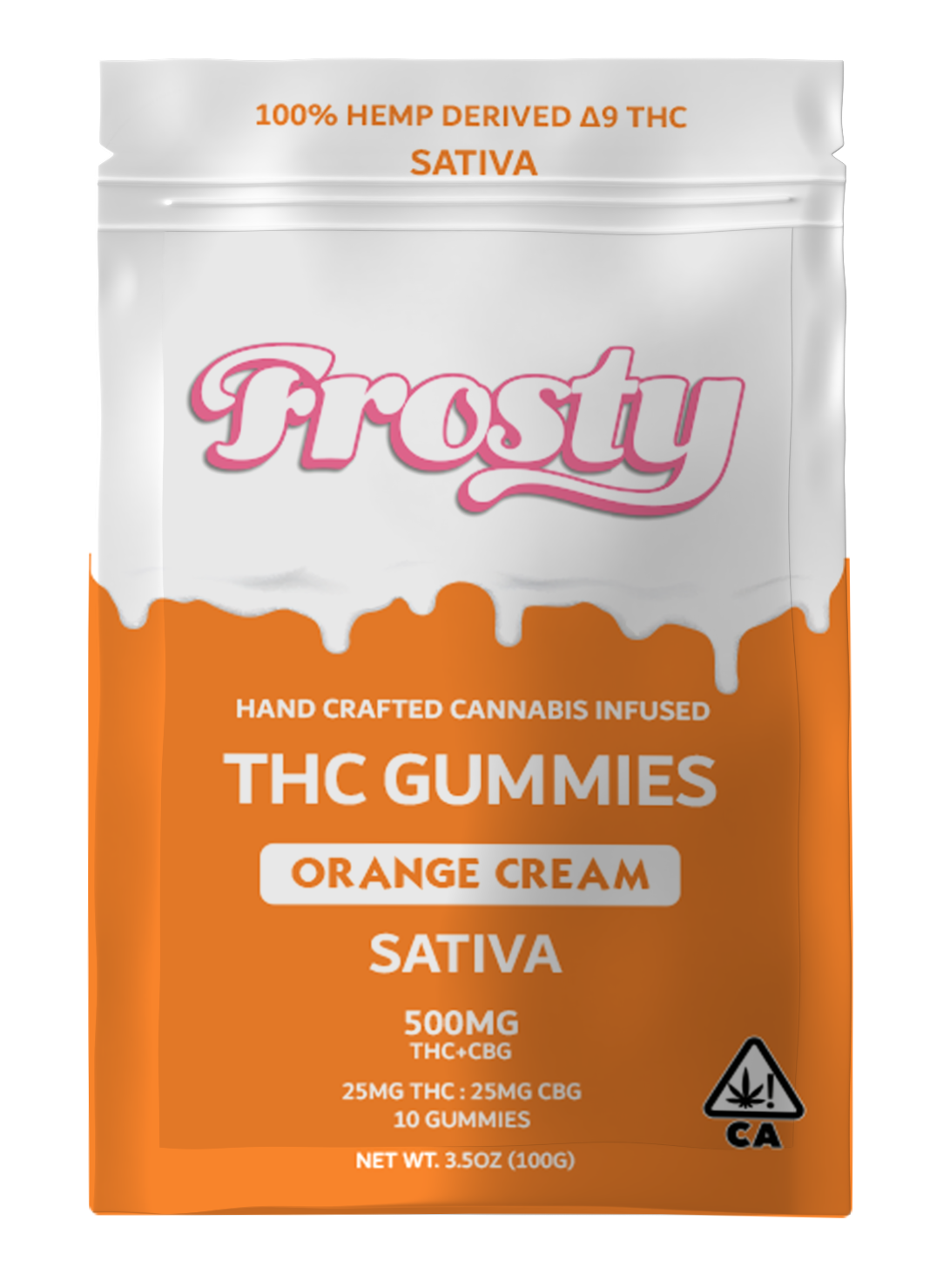 Day Time Delta 9 THC Sativa Gummies - Orange Cream