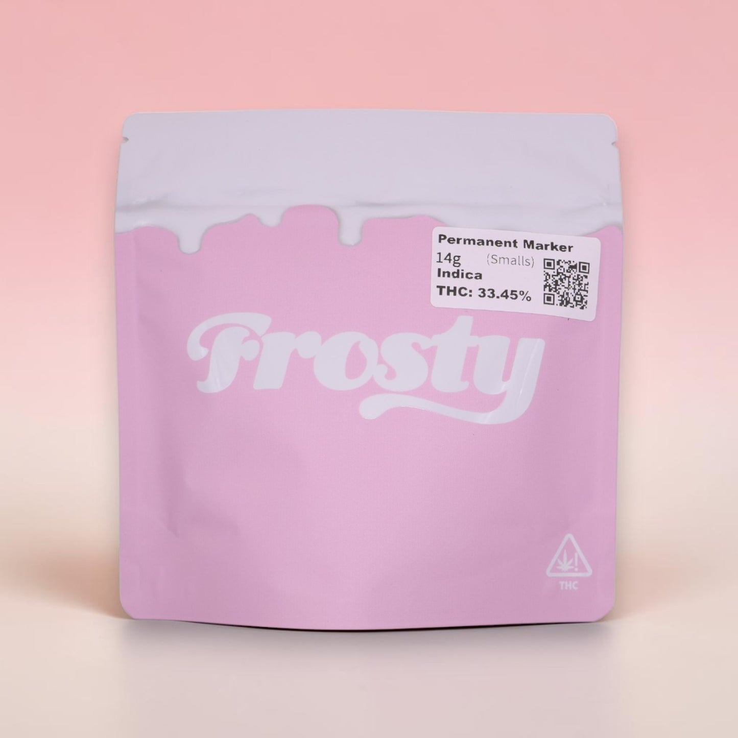 permanent marker thca smalls flower indica strain bag