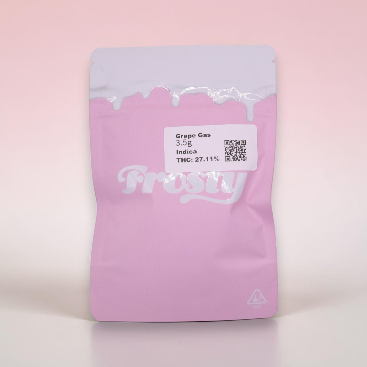 grape gas indica flower strain bag 