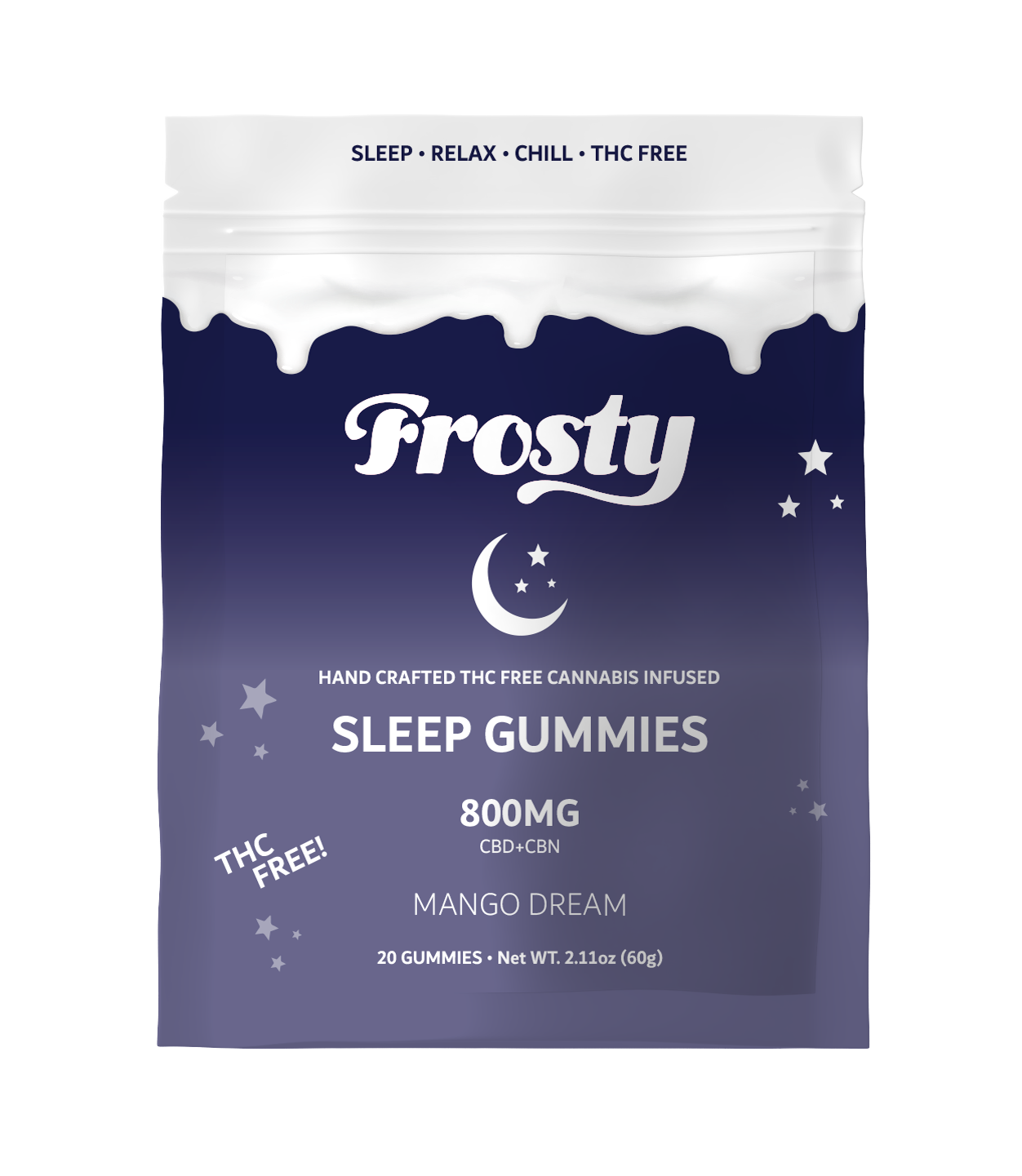 🎁 Sleepy CBD+CBN Gummies - Mango Dream (100% off)