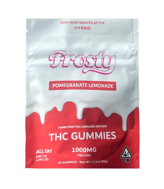 All Day Delta 9 THC Micro Gummies - Pomegranate Lemonade