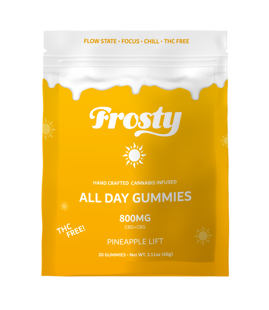 All Day Day CBD+CBG Gummies  - Pineapple Lift