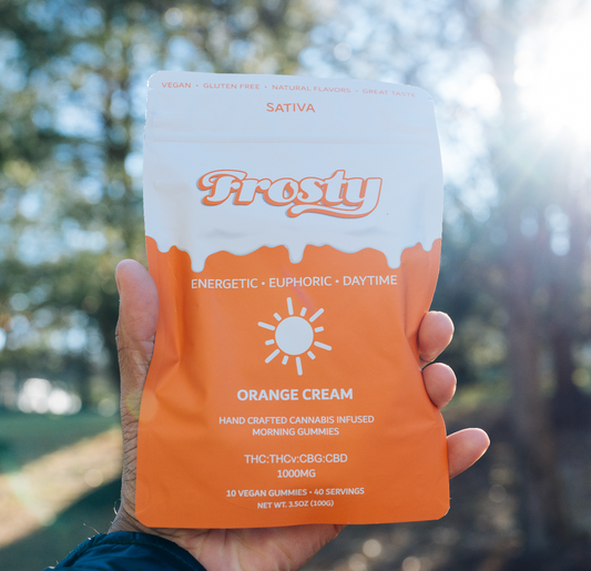 Day Time Delta 9 THC Sativa Gummies - Orange Cream (1000mg)