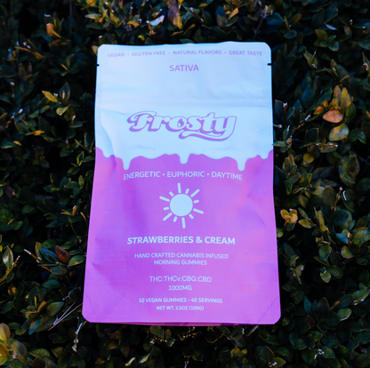 Morning Delta 9 THC Gummies - Strawberries N' Cream (1000mg)