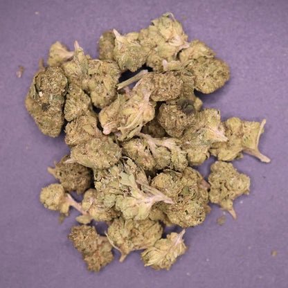 pile of blue dream thca smalls buds 