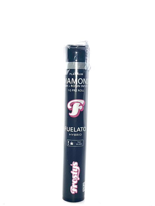Fuelato THCa Pre Roll: Diamond Hash and Rosin Infused 1g (Hybrid)
