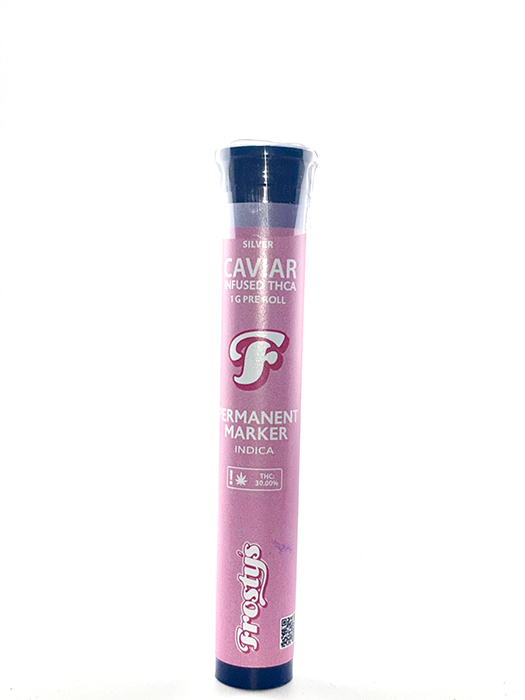 Permanent Marker THCa Pre Roll: Caviar Infused 1g (Indica)