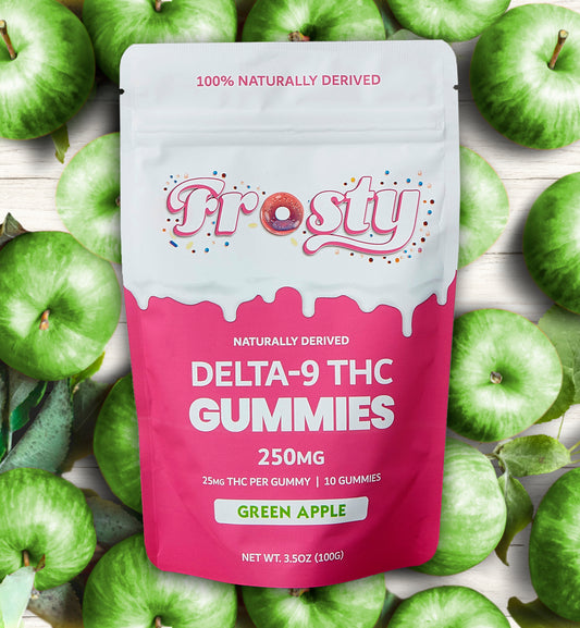 Delta 9 THC Gummies - Green Apple